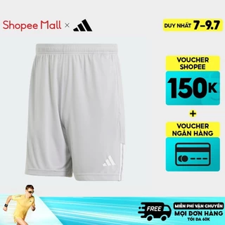 adidas Phong cách sống Quần Short 3 Sọc Sereno AEROREADY Nam Xám IR9741