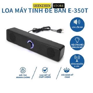 Loa vi tính 2.0 để bàn e-350t e350ts công suất lớn cắm nguồn usb