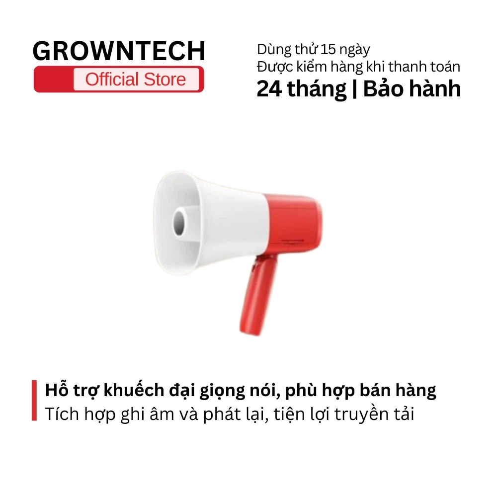 Loa phát thanh mini Megaphone 918U có cổng USB, âm thanh to rõ dễ dàng gây thu hút giữa đám đông