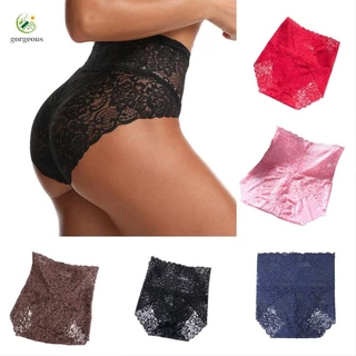 GORGEOUS~Women Women Panties Cotton High Waist Lace Large Size Fashion Lingerie