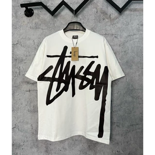 [Ảnh Thật] Áo thun Stussy big logo form âu vải cotton lạnh dày in dtg