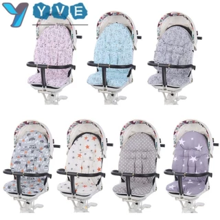 Yve Highchair Cushion Pad Tất Cả Các Mùa Vải Cotton Xe Đẩy Phụ Kiện Miếng Lót Thảm