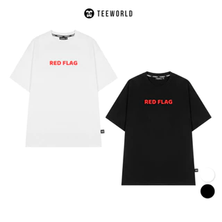 Áo Thun Local Brand Teeworld Red Flag T-shirt Trắng Đen Nam Nữ Form Rộng Unisex