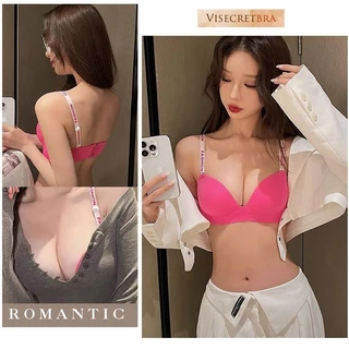 [Áo Lùi Size] Áo Lót Áo Bra Nữ VISECRET BRA Su Đúc Nâng Vòng 1 Không Gọng Không Viền Mút Mỏng -- 240151