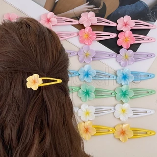 [Đặc sắc] Plumeria BB Barrettes đầy màu sắc - Kẹp tóc nhỏ Sakura - Mũ đội đầu hoa cho bé gái - Ngọt ngào, Xu hướng - Kẹp tóc - Kẹp mỏ vịt Hàn Quốc - Phụ kiện tóc