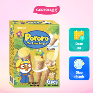 Bánh kem ốc quế Pororo vị chuối 54g