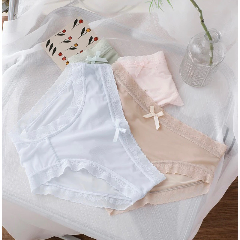 Sét 10 Quần Lót Nữ (Loại 1)2026 Quần Lót Su Ren Lưới Sexy Phối Hoa Nơ Gợi Cảm Quyến Rũ (shop có che tên sp)