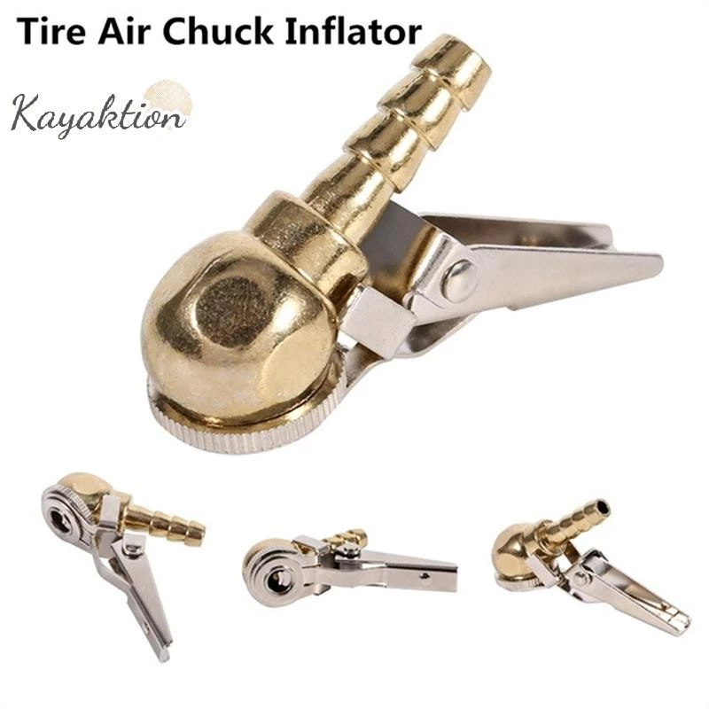 Kayaktion Clip-On Lốp Air Chuck Máy bơm hơi có thân van cho dụng cụ sửa chữa lốp ô tô Đẹp