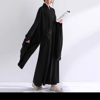 Hanfu Ming Made Áo choàng cổ tròn Đạo giáo Áo choàng lót thẳng bên trong Áo choàng đế Áo choàng phong cách Trung Quốc Trắng Hanfu Ming Made Áo choàng cổ tròn Đạo giáo Áo choàng lót bên trong Áo choàng lót thẳng Phong cách Trung Quốc Trắng 24.4.15