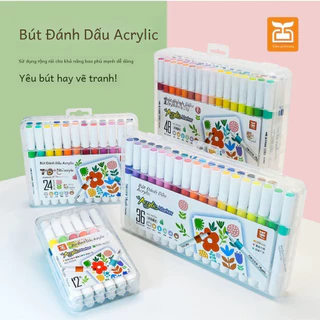 Bút Đánh Dấu Acrylic Cho Sinh Viên Nghệ Thuật Vẽ Tranh Cho Trẻ Em