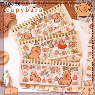 Tthouse Capybara Notebook, Kawaii Di Động Nhỏ Notepad, Danh Sách Việc Cần Làm Nhật Ký Trang Màu Dễ Thương Mini Viết Pad Trang Trí