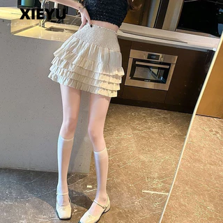 XIEYU Chân váy chân váy chữ  Stylish Vintage INS thời trang WSQ24515JQ 22Z240526