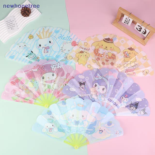 Ntvn Hoạt Hình Dễ Thương Anime Sanrio Kuromi My Melody Cinnamoroll Bảy Gấp Quạt Di Động Mùa Hè Gấp Quạt Quà Tặng Cho Trẻ Em Học Sinh OIK