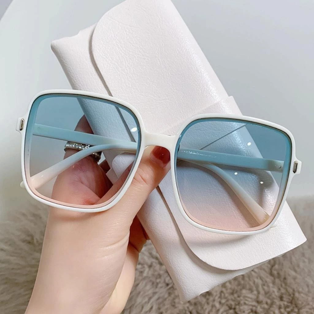 Kính râm nam nữ chống tia UV form to cute dễ thương Kính mát thời trang phong cách hàn quốc Styley K023