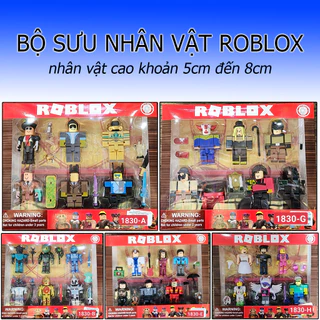 (Có hoả tốc TPHCM) Bộ sưu tập đồ chơi nhân vật lắp ráp robot nhân vật roblox 1830
