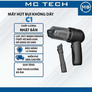 [HỎA TỐC] Máy hút bụi cầm tay không dây mini MIKI C1 hút bụi xe hơi, ô tô, giường, nệm, sofa, lực hút 9000PA .