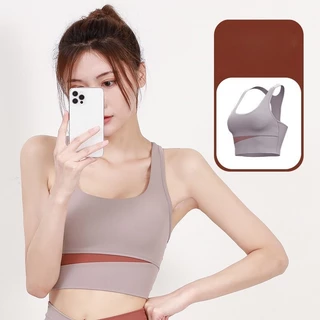 Nối chéo áo ngực thể thao Quần lót nữ chạy bộ tập thể dục Yoga Vest