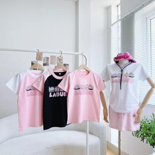 Áo thun baby tee LaBuBu màu basic dễ thương chất cotton 2 chiều co giãn, áo phông form vừa người có size