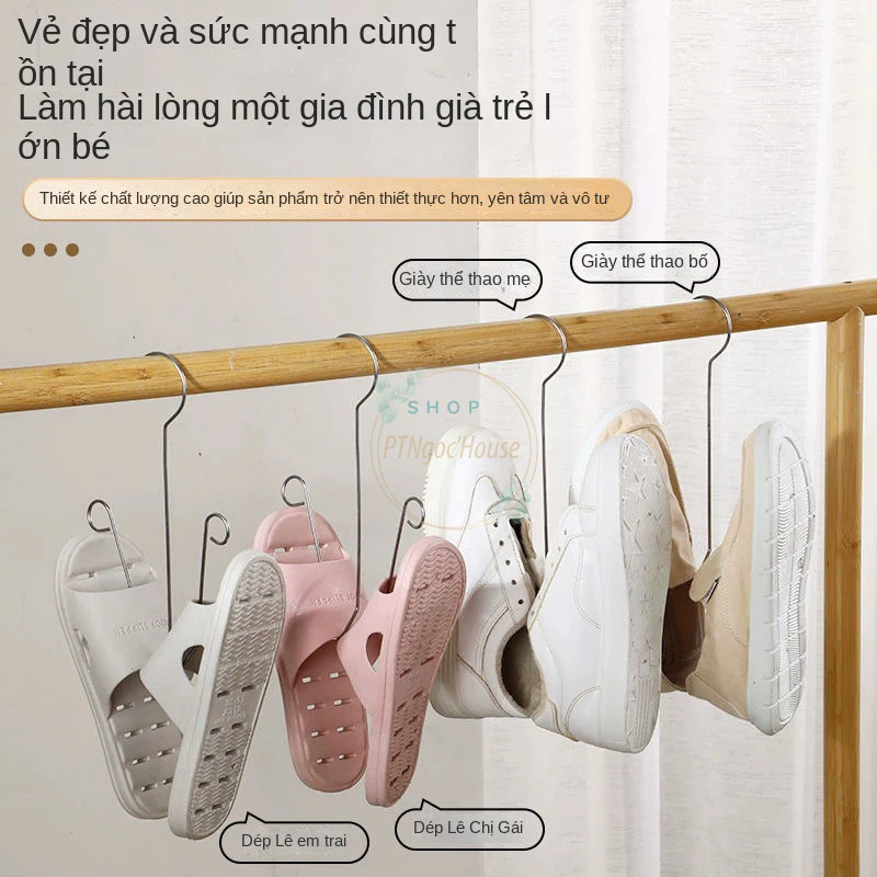 Móc Phơi Giày Dép Đa Năng Inox 304 Chống Rỉ Sét, Inox Chắn Chắn Sử Dụng Bền Bỉ Lâu - HÀNG CÓ SẴN