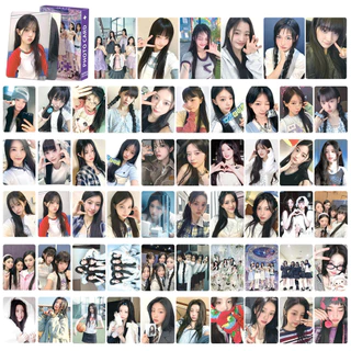 50-55pcs/box ILLIT Holographic Laser Lomo Cards SUPER REAL ME Album Photocards WONHEE Solo YUNAH MINJU MOKA IROHA Hologram Postcards Fast Shipping YM