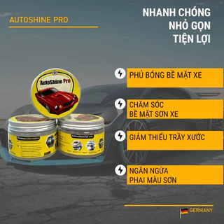 Sáp đánh bóng xe AUTOSHINE đánh bóng sơn xe máy và ô tô (300Gam)