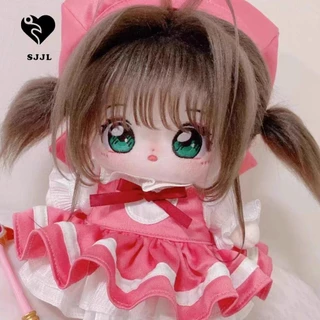 Sjjl 20cm Sang Trọng Sang Trọng Búp Bê, Kinomoto Sakura Anime Hình Walolita Cotton Búp Bê, Anime Ngoại Vi Búp Bê Trang Phục Cotton Nhồi Bông Mềm Búp Bê Bé Sinh Nhật