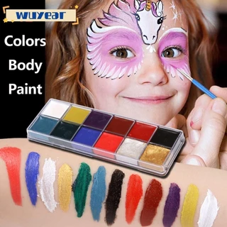 Wuyear 12 Màu / bộ Body Paint Face Makeup Painting Pigment Face Painting