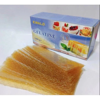 5 lá gelatin / gelatine Ewald 3.3g/ lá