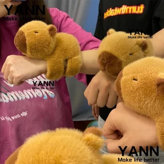 Yann1 Vòng tay tát động vật, Vòng đeo tay động vật hoạt hình Capybara Đồ chơi sang trọng, Vòng vỗ tay Đồ chơi tương tác