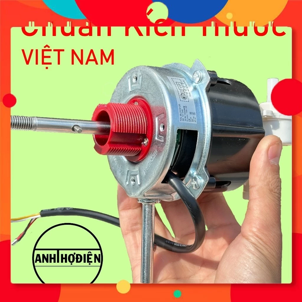 Đầu quạt 12V không chổi than V8, 3 vòng bi chuẩn kích thước 100% Không Phải Chế