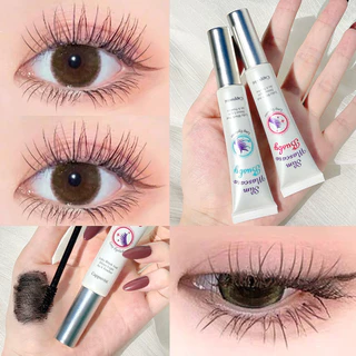 Cappuvini Ống Trắng Nhỏ Kem Đánh Răng Ống Mascara Chống Nước Slender Uốn Lâu Dài Mở Rộng Trang Điểm Thiên Nhiên