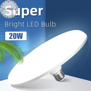 Bóng Đèn Led OnePeache E27 Đèn Led Siêu Sáng 20W 220V UFO Đèn Led Trong Nhà Trắng Lighg Đèn Bàn Đèn Nhà Để Xe VN