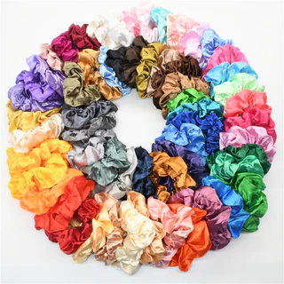 Đuôi Ngựa Tóc Dây 1 Phụ Kiện Thắt Lưng Mũ Scrunchie Nữ Cô Gái Thiết Kế Cổ Điển Phổ Biến Giá Đỡ Nữ