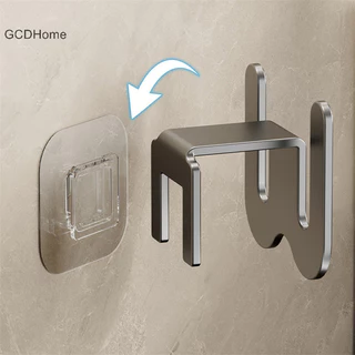 Gcdhome Dép Giá Tự Dính Phòng Tắm Đơn Giản Dép Móc Vệ Sinh Thoát Nước Giá Treo Tường Phòng Ngủ Bảo Quản Móc Phơi Giày HOT