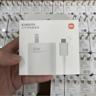 Bộ Sạc 33W Xiaomi Cổng Type-C. Sạc Cho Điện Thoại Android, IOS Full Box Pin Vào Ổn Định, Không Nóng Máy