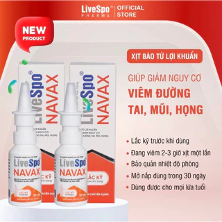 Xịt Navax chuyên dụng dạng chai xịt 30ml - Bảo vệ mũi họng, hệ hô hấp