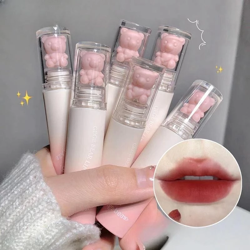 Velvet Mist Lip Glaze Pure Desire No Makeup White Chestnut Đỏ Nâu Xuân Hè Son Môi