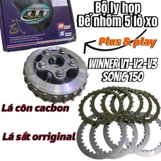 [ COMBO 3 món] ĐẾ NỒI NHÔM / BỐ NỒI / LÁ SẮT ĐỘ TA RACING WINNER - SONIC150