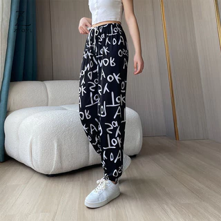 Ztoly Thời Trang Ice Silk Thường Ngày Cao Cấp In Quần Legging Chống Muỗi Quần TR