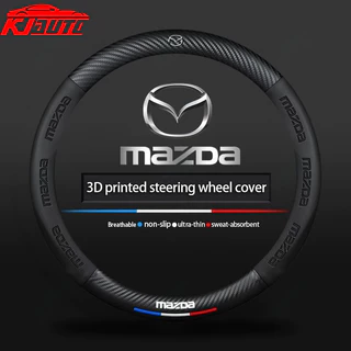 Vỏ bọc vô lăng ô tô bằng da Mazda Thoải mái và chống trượt cho Mazda 3 2 5 CX3 RX8 BT50 323 CX8 CX30 RX7 626 CX7 NX5 CX9Phụ kiện