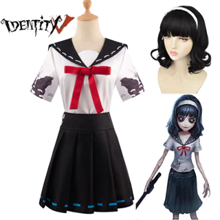 Yidhra Trang Phục Hóa Trang Dream Witch Kawakami Tomie Trắng Jk Đồng Nhất Nhận Dạng V Cosplay Trang Phục Thủy Thủ Váy Mũ Tất Bộ