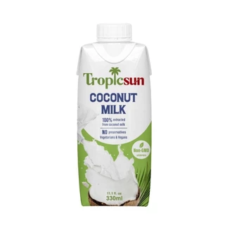 Nước cốt dừa đậm đặc độ béo cao Tropicsun hộp 330ml