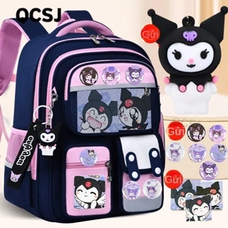 Mới Học Sinh Tiểu Học Schoolbag Bé Gái Lớp 1-3-6 Giảm Gánh Nặng 6-12 Tuổi Bé Trai Nhẹ Ba Lô Trẻ Em