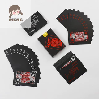 Bộ thẻ bài poker nhựa chống MENGWear, phù hợp cho gia đình