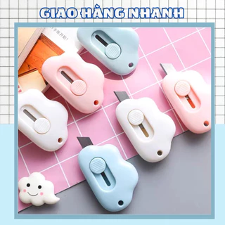 Dao rọc giấy mini hình đám mây nhỏ gọn tiện lợi