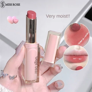 Miss Rose Gege Bear Jelly Milk Son Môi Màu Hồng Lâu Trôi Không Thấm Nước, Son Môi Dạng Gel Dưỡng ẩm, Dưỡng ẩm & Làm Trắng