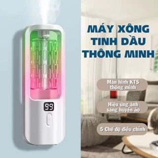 Máy Khuyếch Tán Tinh Dầu Tự Động Kèm Sạc Phun Sương Với 5 Chế Độ Thông Minh Gia đình, Hương Thơm Lâu Dài