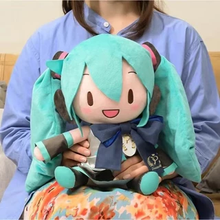 Hatsune Miku Gối Búp Bê Cổ Điển Màu Xanh Sang Trọng Đồ Chơi fufu Búp Bê Búp Bê Trang Trí