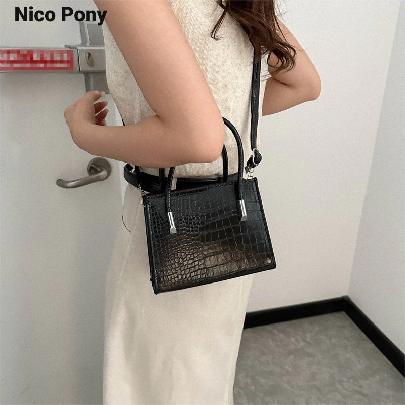 Túi đeo vai nữ Nico Pony thời trang đơn giản xu hướng thời trang mới giản dị đeo chéo thời trang túi vuông nhỏ