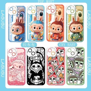 Ốp Lưng Cho iphone 15 Pro Max 11 14 13 12 7 8 Plus Ốp lưng Silicon Mềm POP MART Labubu Crybaby HACIPUPU Anime Phim Hoạt Hình Trong Suốt Vỏ Lưng Dễ Thương